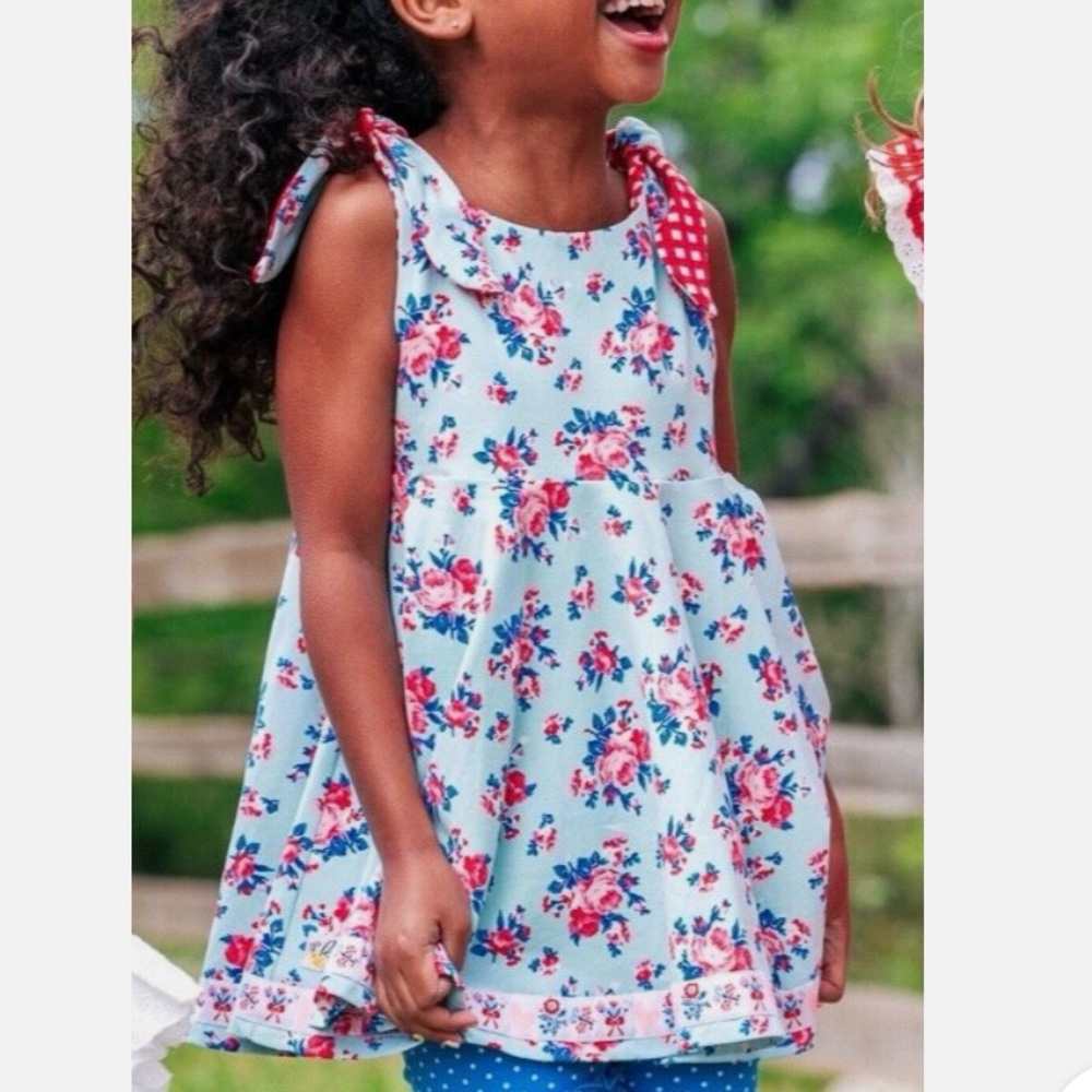 Wildflowers Miss Americana Tie Strap Tunic Top